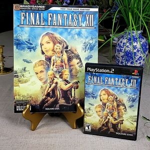 Playstation 2 Final Fantasy XII Full Set & Strategy Guide EUC